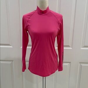 J. Lindeberg Pink Long Sleeve Women's Top Mockneck (Compression)
